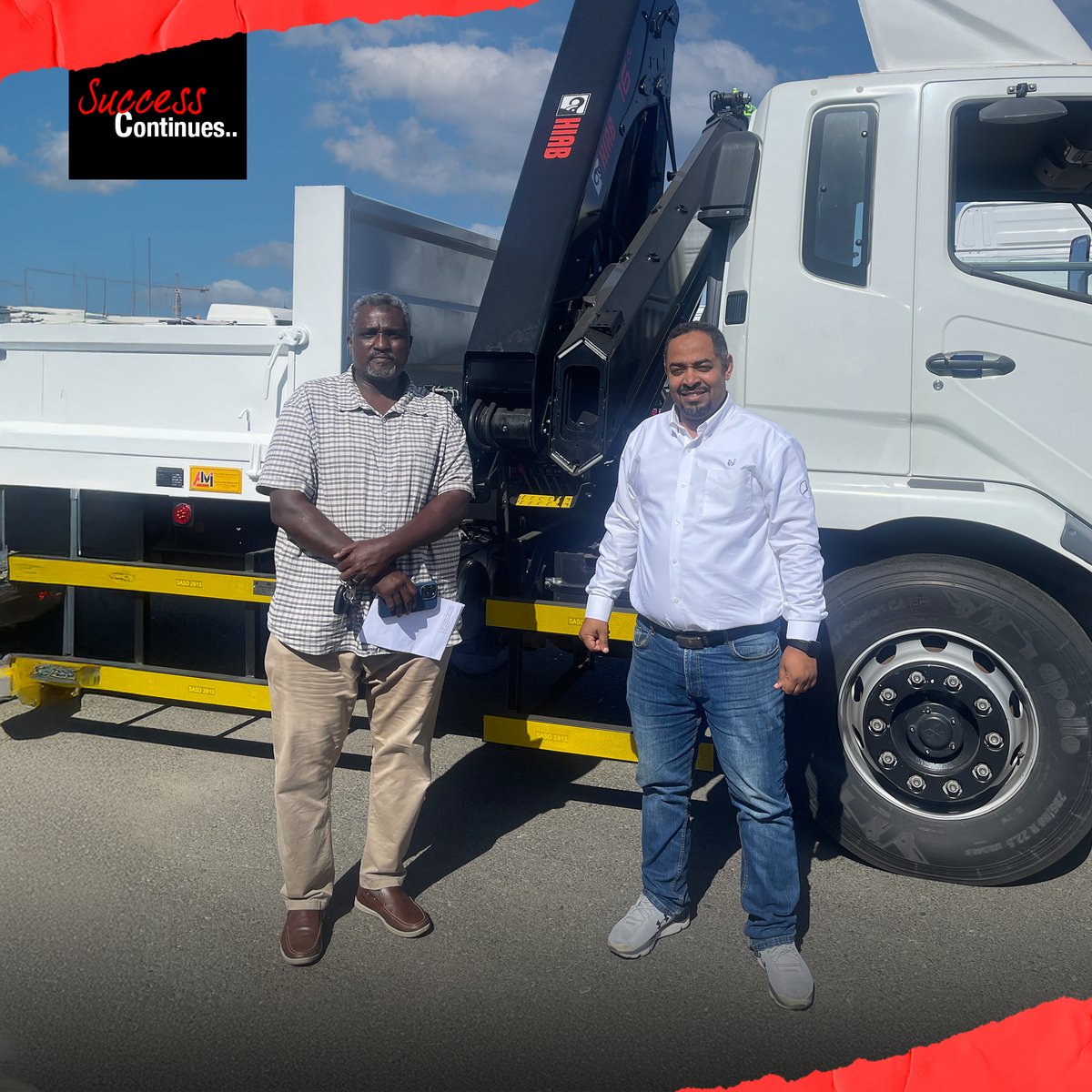 FusoSaudi's tweet image. سعداء باستمرار الشراكة الناجحة مع أحد عملائنا، حيث تم تسليم دفعة جديدة من شاحنات #فوزو والتي ستكون جزءً من أسطول الشركة وعاملاً في استمرار نجاحها.

#SuccessContinues 🤝
#Juffali 💙
#JCV