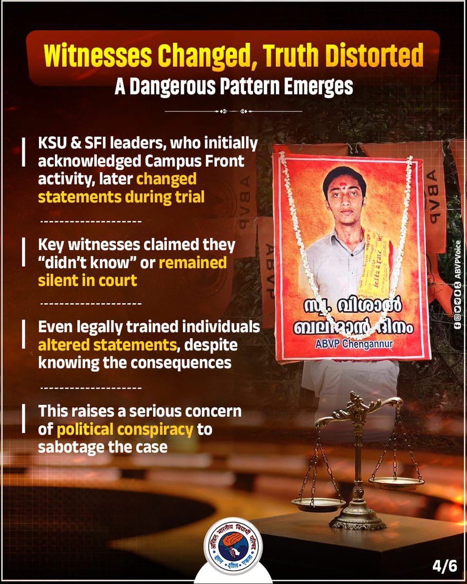 Vishal Kumar was not just an ABVP activist. He was a young Bharatiya who chose service over comfort, courage over silence.
