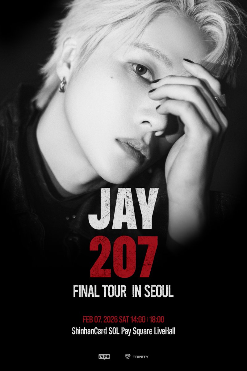 [📢]

「JAY 207 FINAL TOUR IN SEOUL」 개최 안내

[🔗] artist.mnetplus.world/main/stg/ikon/… 

#김진환 #JAY 
#아이콘 #アイコン #iKON
#JAY_207 #207_ASIATOUR #JAYinSEOUL