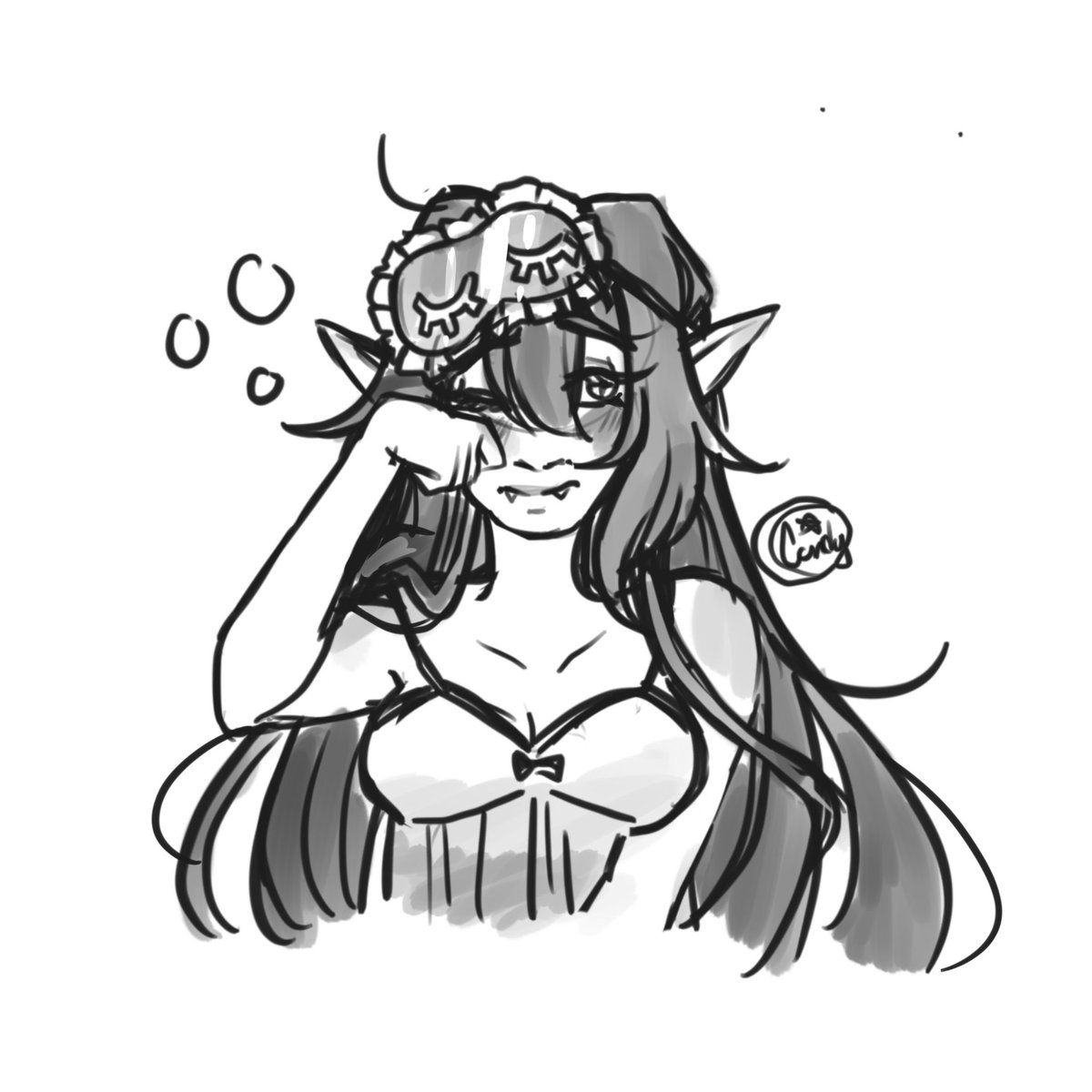 starcandymoon's tweet photo. A sleepy Lydia 💤🦇 https://t.co/gO383ZLm2i