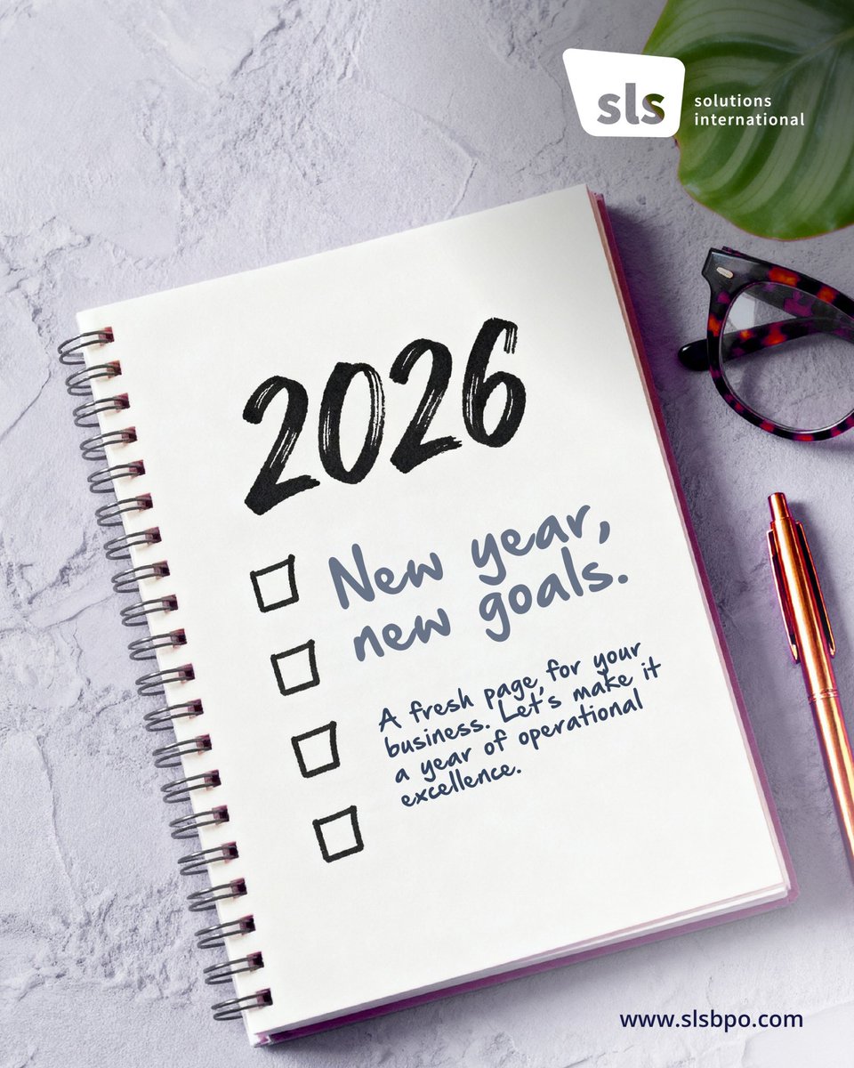 As we step into the first full work week of 2026, we’re focused on innovation, excellence, and delivering solutions that drive real impact. Here’s to a year of growth, partnerships, and results.👏

🔗 slsbpo.com