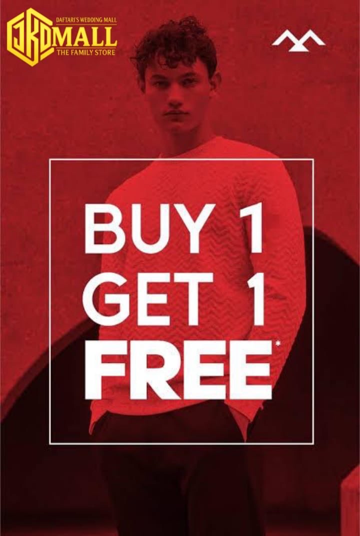 JkdMall's tweet photo. 🔥 MUFTI &amp; KILLER BIG OFFER 🔥

हर आइटम पर Buy 1 Get 1 Free 🎉
Shirts | Jeans | Jackets | Winter Wear
👉 एक लें – दूसरा बिल्कुल फ्री

⏳ सीमित समय के लिए
📍 JKD Mall https://t.co/xFuPqlVMob