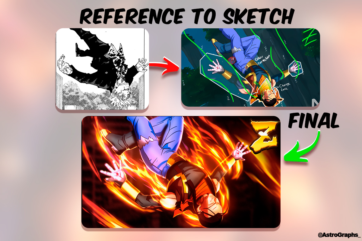 First post of the year!

JJK reference thumbnail 🔥
Reference to sketch ➡️ Final 🪄

⚠️IT'S NOT FREE TO USE.

Request are welcome📩