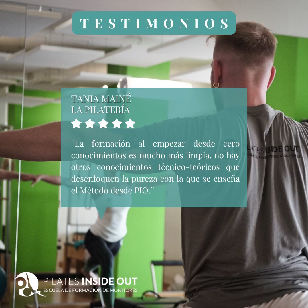 En Pilates Inside Out nos enorgullece ofrecer una enseñanza clara, precisa y fiel a los fundamentos del Método Pilates. 💪✨ Cada alumno que pasa por nuestra escuela destaca la calidad y pureza de nuestra formación.
pilatesinsideoutspain.com