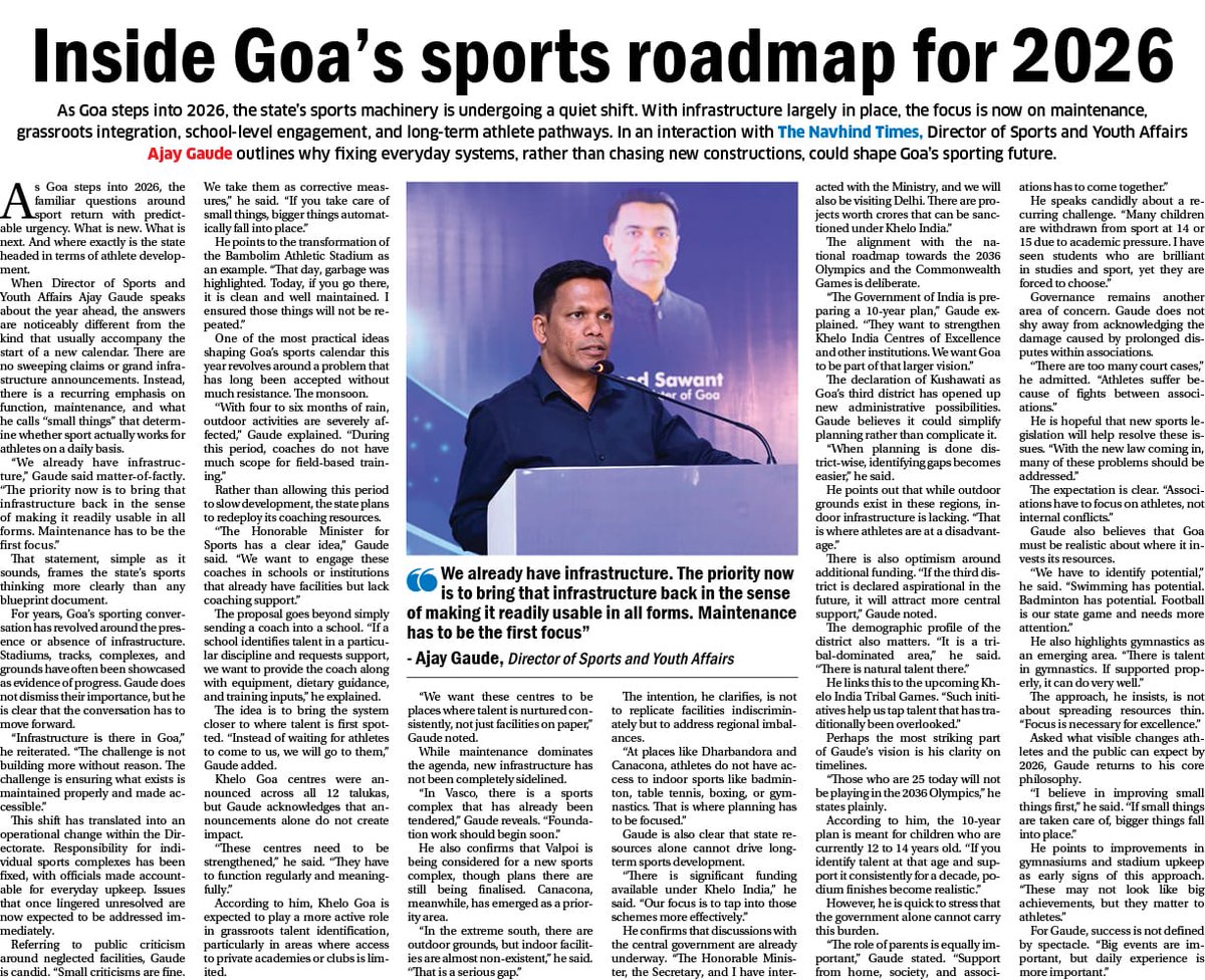 The Sports Authority Goa tweet media