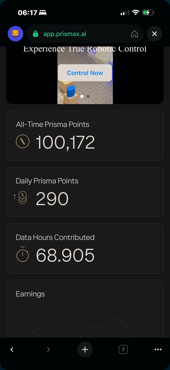 Its been a long time coming, i smashed 100k+ all time <a href="/PrismaXai/">PrismaX</a> points today.

Next goal is over 100 data hours contribution.