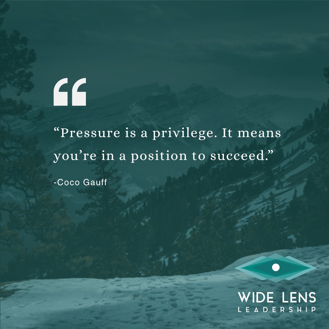Instead of viewing pressure as something to escape, consider reframing it as a sign of growth and responsibility. The moments that challenge us the most are often the ones that reveal what we’re capable of — and they’re usually reserved for people who have earned that trust.