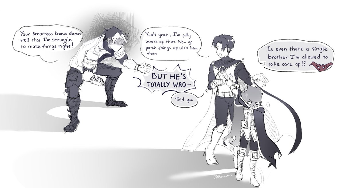 Mael_hart's tweet image. Brotherhood of Red Hood #RedHood #DC