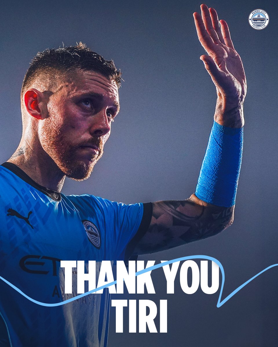 Mumbai City can confirm that the club and Spanish centre-back Tiri have mutually parted ways.

A true professional on and off the pitch, Tiri’s journey with the Club has been marked by resilience, leadership, and unforgettable moments. From battling it out on the continental