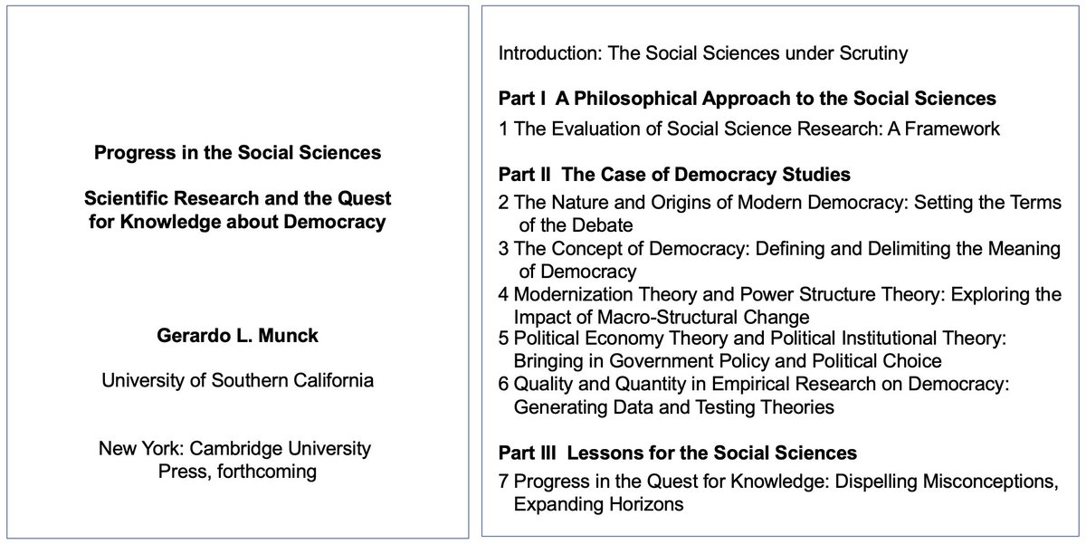 Progreso en las Ciencias Sociales

Acabo de mandar a Cambridge la versión final de un libro que empecé hace varios años

Compartiré novedades sobre el libro cuando esté próximo a publicarse

Por ahora les paso el índice detallado y el prefacio (en español) dropbox.com/scl/fi/5kvy32y…