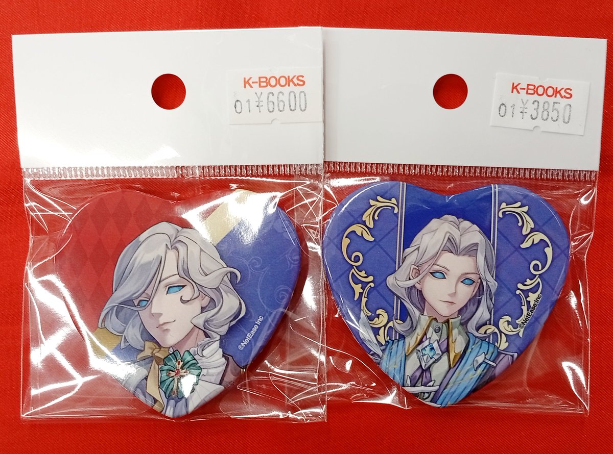 入荷情報】 第五人格 IdentityV アカデミーカフェ ハート缶バッジ 写真