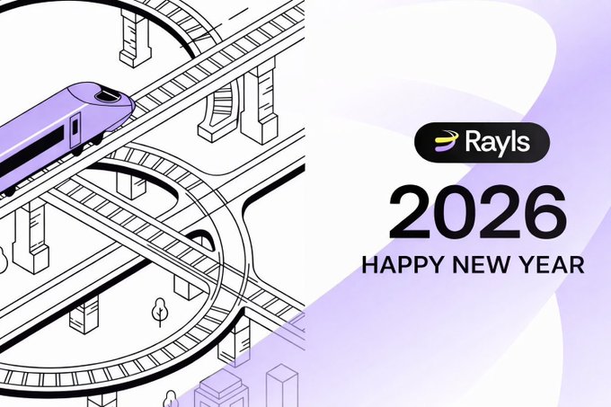 POV: 연도가 바뀌는 순간에도 시스템은 정상 운행 🚉
 Rayls와 함께 새해 시작 🥂 새해 복 많이 받으세요!