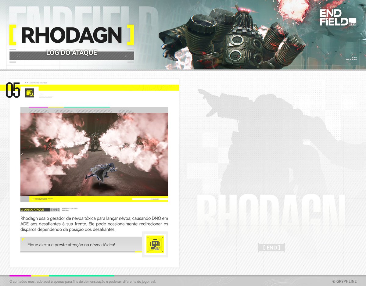 O "braço direito" de Nefarith e o guerreiro mais temido do clã Quebra-Ossos. Muitos Invasores de Terras tentaram desafiar a liderança de Nefarith, mas suas ambições foram destroçadas pelos poderosos golpes de Rhodagn.

#ArknightsEndfield #Endfield #Endfield0122