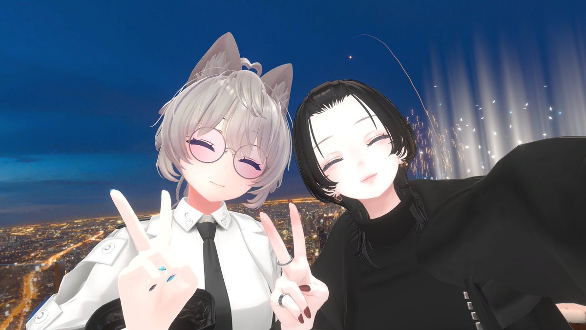 VRC_Ruby0212's tweet image. ぷちまめちゃん誕生日おめでとう！！🎉🥳🎉🥳
今年も一緒に楽しい1年にしようね！😼