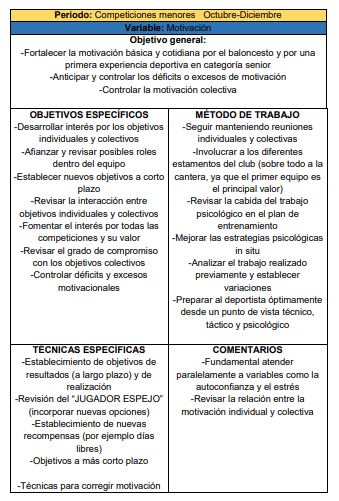 Ejemplo de Planificación Psicológica de la Variable MOTIVACIÓN en Deportes de Equipo.
¿Qué intervención puede hacer el entrenador?
No somos psicólogos, pero necesitamos saber de psicología...