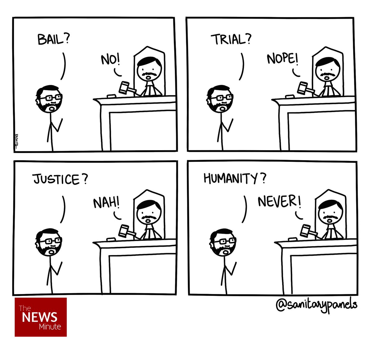 Umar Khalid and Sharjeel Imaam denied bail again.  

[Repost from 4/9/25]