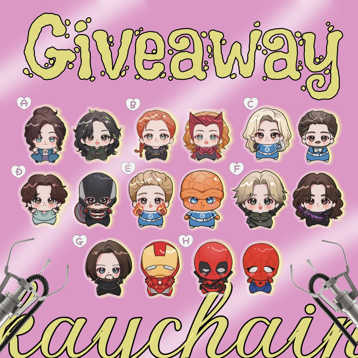 Giveaway kaychain umm 🦷⭐
Clear kaychain 5cm 
— 4 each / 1 person เลือกคู่ได้ 

🤟🏻 Shipping 60- 
link : forms.gle/7h3wrQufYvaSHS…
