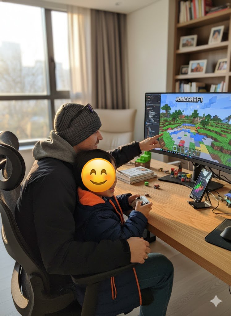 CoherentDad's tweet image. My 6-year-old just realized for the first time that parents die.

He was rambling about Minecraft farms we’d build when he’s 70. Mom quietly said: “Honey, we’ll probably be in heaven by then.”

The silence that followed was heavy.