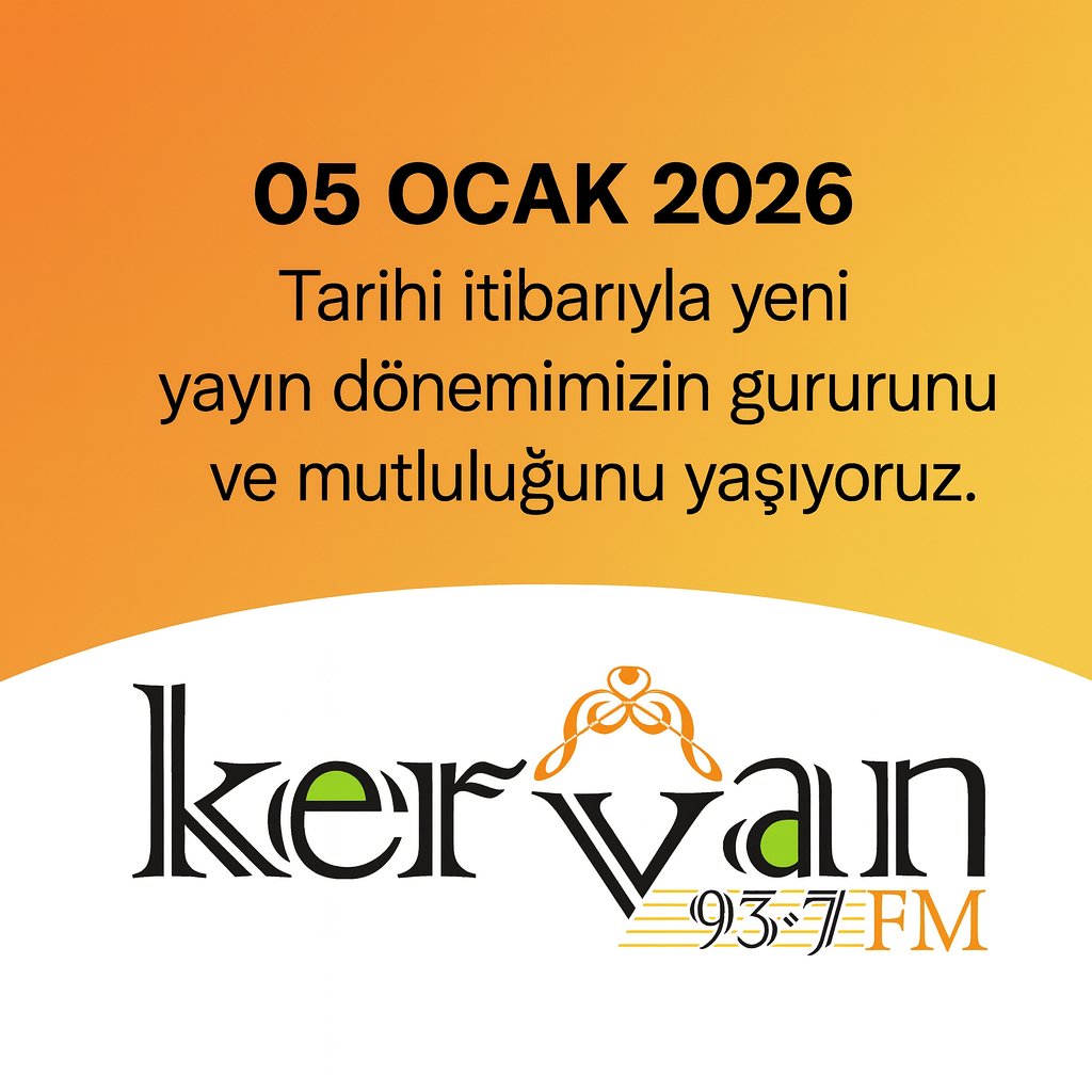 kervanfm's tweet photo. 📻 Gaziantep'in en gür sedası, FM 93.7 frekansında yayın yapan Kervan FM olarak, 05 Ocak 2026 tarihi itibarıyla yeni yayın dönemimizin gururunu ve mutluluğunu yaşıyoruz.
Teşekkürler Gaziantep!
🎉 Yeni yayın dönemimiz başladı!  
Hep birlikte daha nice hayırlı yayınlara! 💙 https://t.co/oyvINEvmQQ
