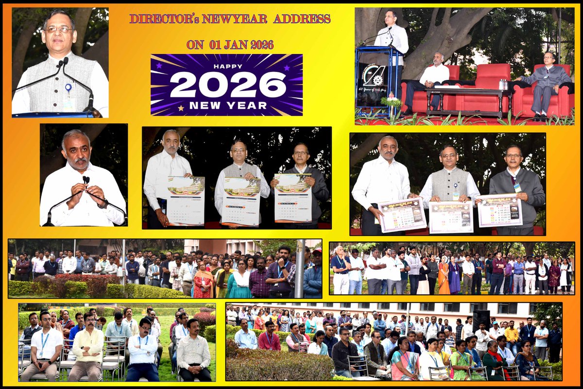 CSIRNALOFFICIAL's tweet image. New year, new dreams!  Director of CSIR-NAL shares his address &amp;amp; launches the calendar for the upcoming year. Setting the tone for innovation &amp;amp; excellence #CSIRNAL #NewYearGoals