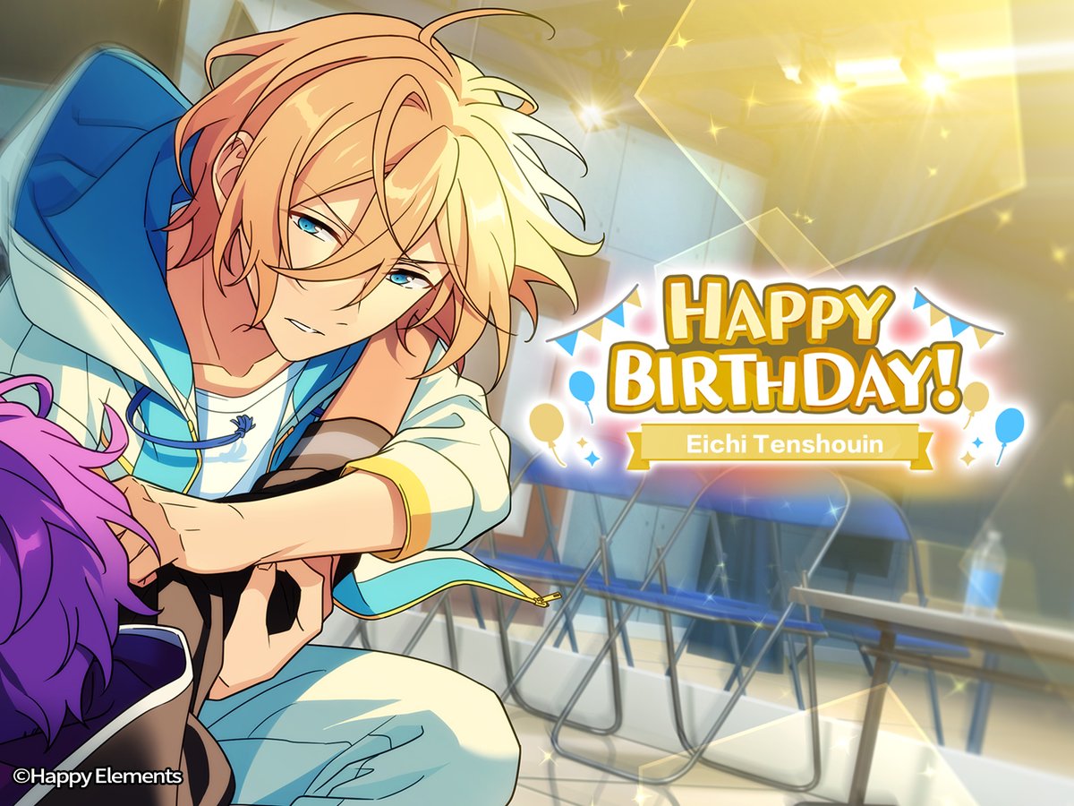 enstarsmusic_EN's tweet photo. 🎉Today is the birthday of Eichi Tenshouin!

🎂 Happy Birthday to Eichi!

🎁Repost &amp;❤️:
2 Producers: 10 DIA Scout Tickets

#EnsembleStarsMusic https://t.co/TBWWoRO8Ck