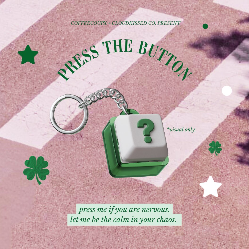 coffeecoupx's tweet image. press the button ⊹₊⟡⋆ / day6 in manila freebie   

-this one's for my fidgety mydays (⸝⸝&amp;gt; ᴗ•⸝⸝) 
-something small, something noisy, something to get you through the chaos ✦ 
-one to question to get, limited pieces 
-follow @cloudkissedco | do not hoard

#DAY6inManila