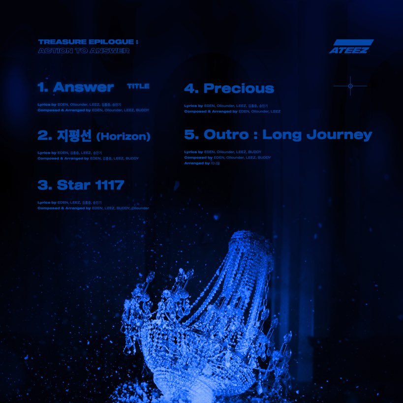 OneilyMusic's tweet image. 6 years ago today, ATEEZ released ‘TREASURE EPILOGUE : Action To Answer.’