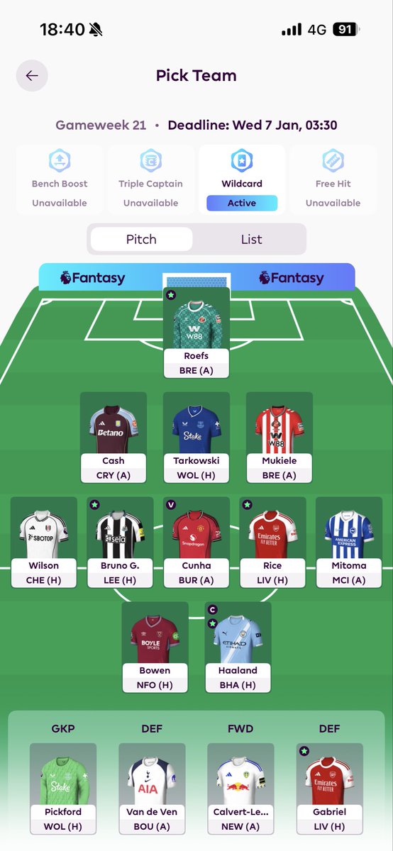 oxlade_arnold's tweet photo. 🤔GW21

WILDCARD activated
I feel so devastated by last few GWs...

#FPL https://t.co/LBjNOCcgrc