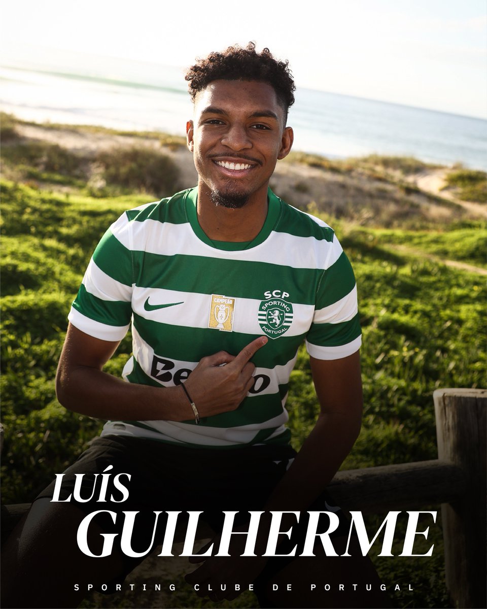 _Goalpoint's tweet photo. LUÍS GUILHERME 🇧🇷 oficializado pelo #SportingCP (e aparentemente sem frio). Em baixo o que escrevemos sobre os dados do jogador 👇

#MercadoGoalPoint