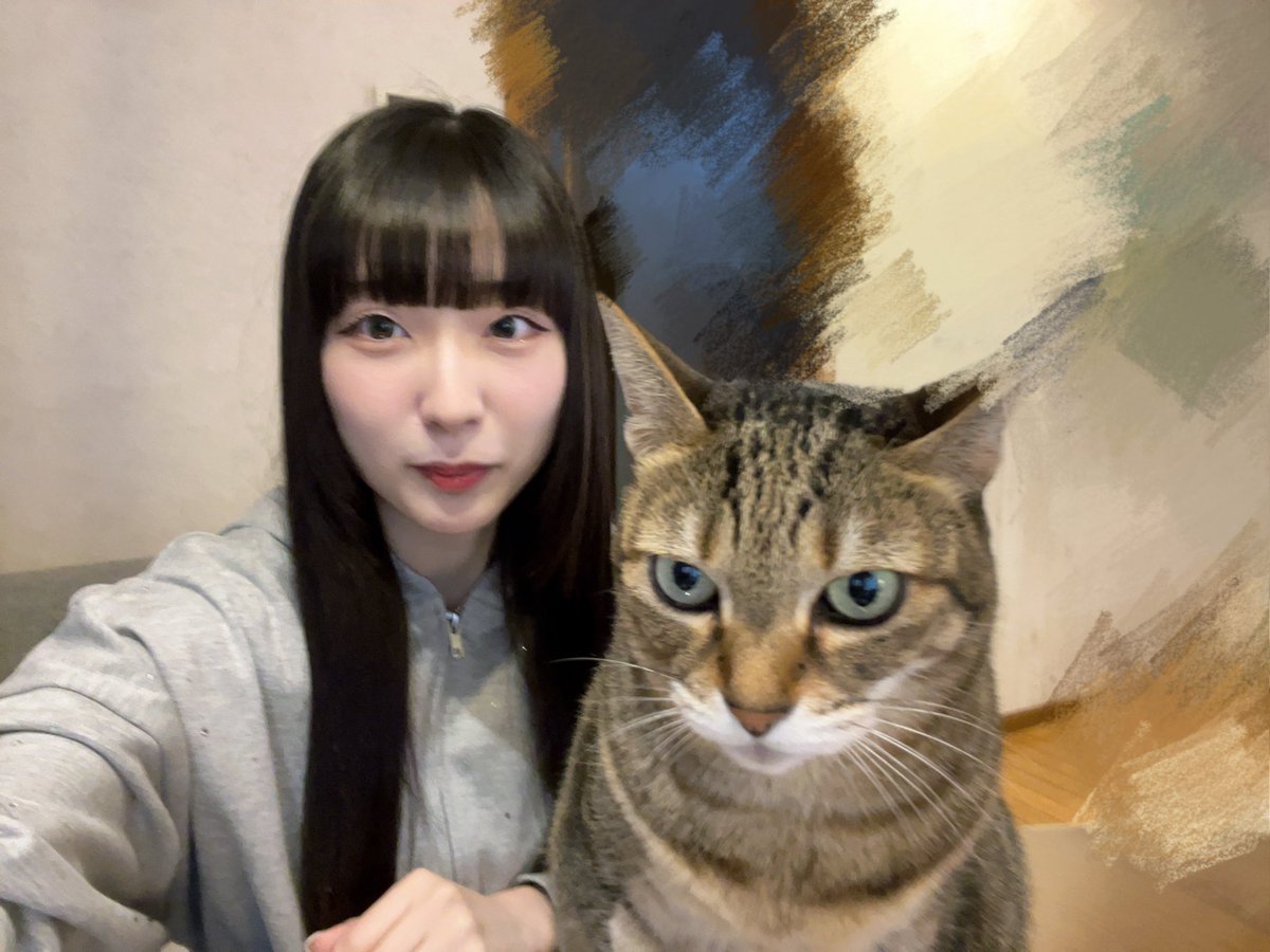 yuri_togetoge's tweet image. 実家猫😾🫶✨