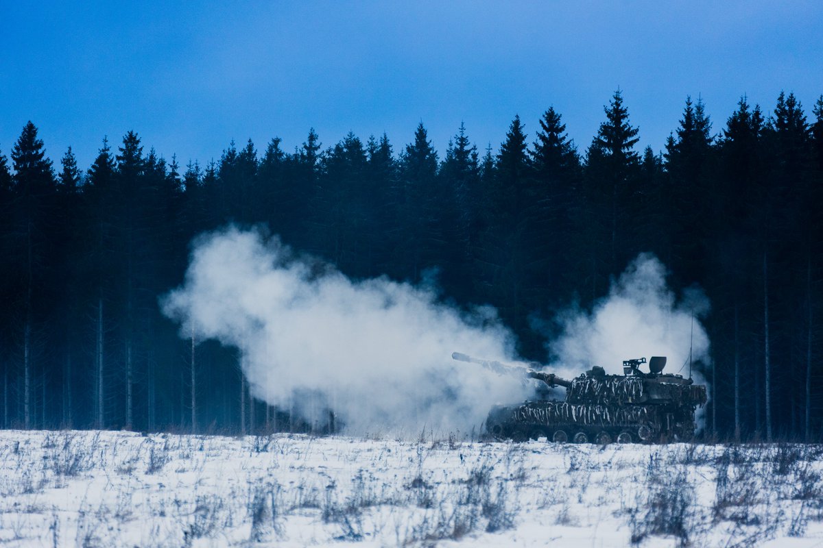 MoD_Estonia's tweet photo. 🇪🇪 Estonia stands for peace through strength. This year we're investing more than 5% of GDP in defence. #WeAreNATO https://t.co/x7yIq44xZC