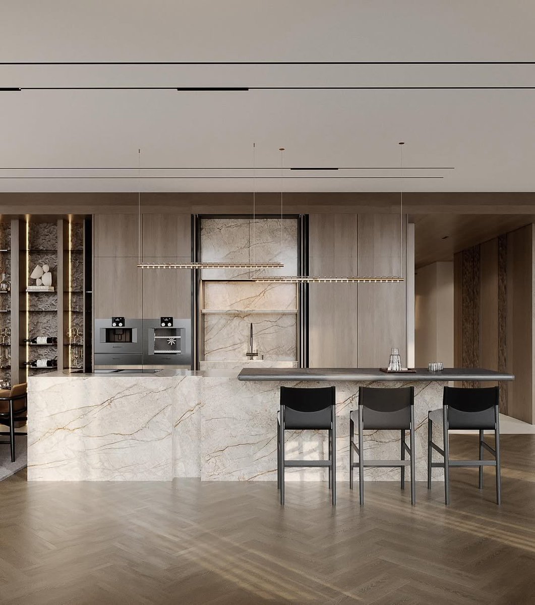 Biggie_kitchen's tweet image. Dimensions adjust to specific spatial constraints. 

Material selection varies by project requirement. 

The structure allows for integrated professional appliances.

#BespokeKitchen #LuxuryInterior #CustomStone #ProjectReady #KitchenSystem