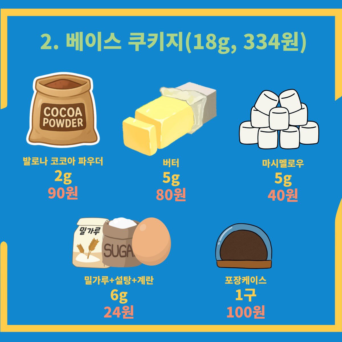 ceolmh3's tweet image. 두바이 쫀득쿠키 원가 공개 💯