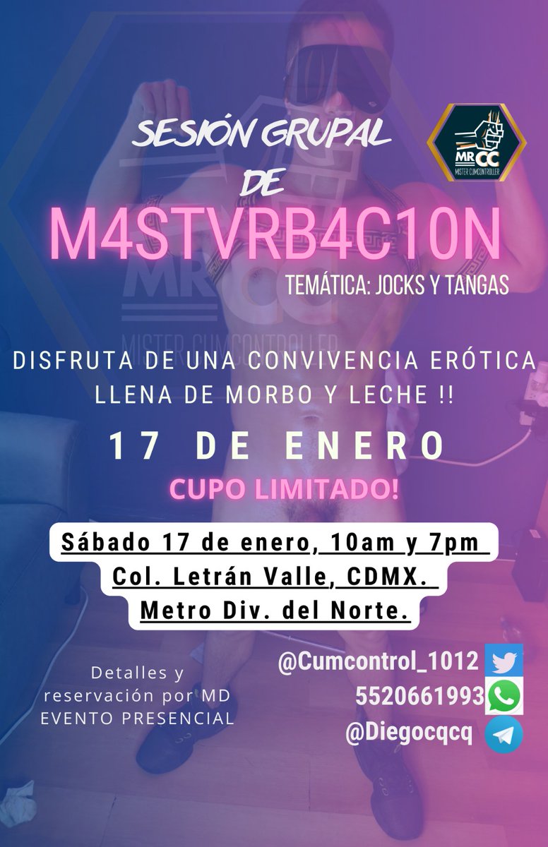 𝐌𝐫.𝐂𝐮𝐦𝐜𝐨𝐧𝐭𝐫𝐨𝐥 ® 😈 GDL 24-26 DE ABRIL tweet media