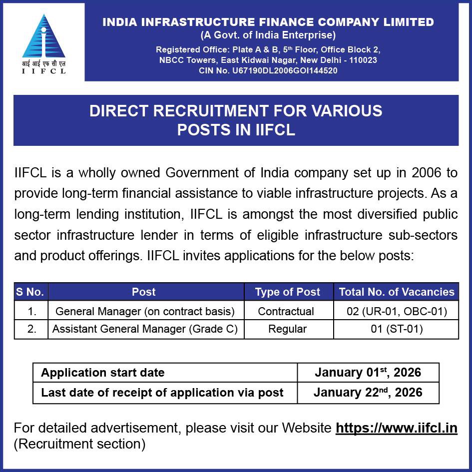 India Infrastructure Finance Company Ltd. (IIFCL) tweet media