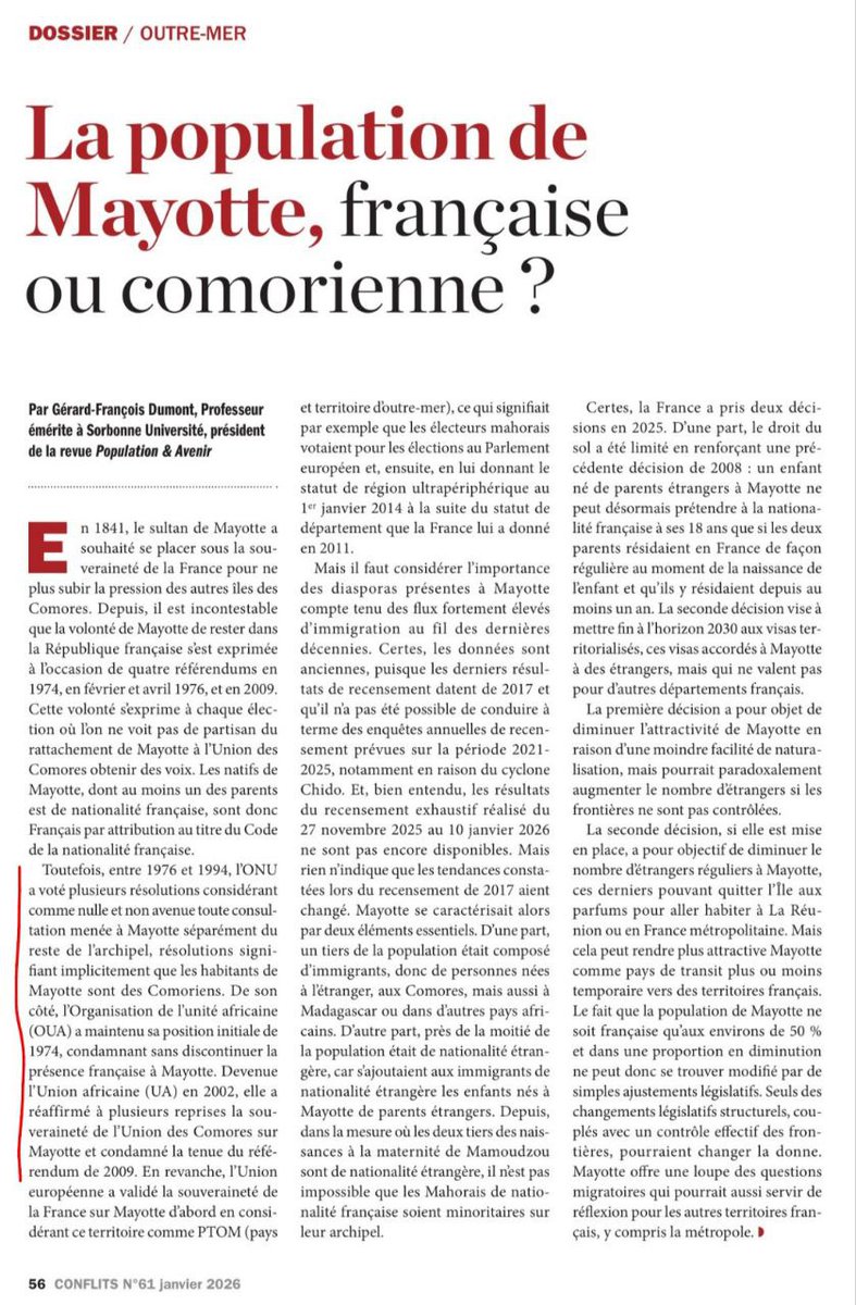 DeputeeEstelle's tweet image. Analyse du #Recensement à #Mayotte incomplète: la #démographie comorienne sur notre île est récente, encouragée par les autorités de #Moroni pour asseoir leur revendication territoriale par colonisation de peuplement et instrumentalisation des flux migratoires. @revueconflits