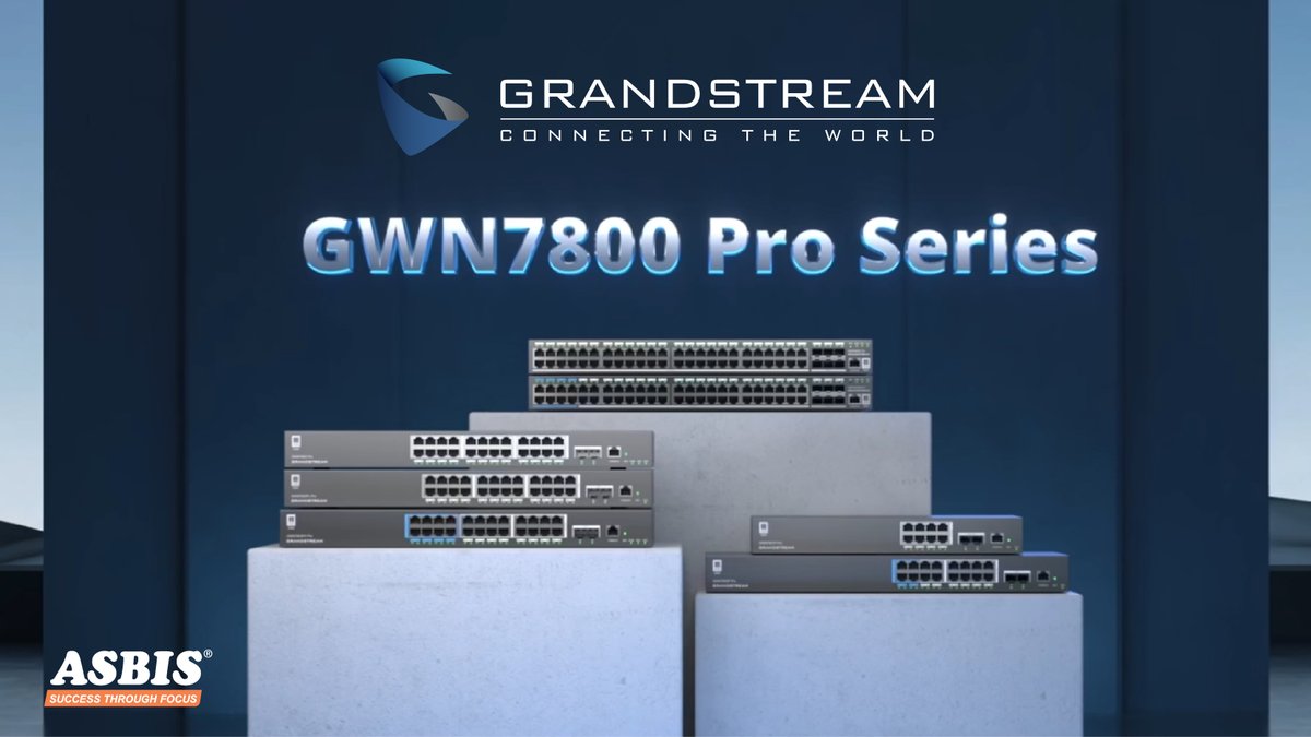 Upgrade your network with <a href="/GrandstreamNet/">Grandstream Networks</a>  GWN7800 Pro Series built for high performance, strong security, and easy management.
Fast. Stable. Scalable.
asbisme.ae/grandstream

#Grandstream #GWN7800Pro #NetworkSwitch #EnterpriseIT #BusinessNetworking #ASBIS