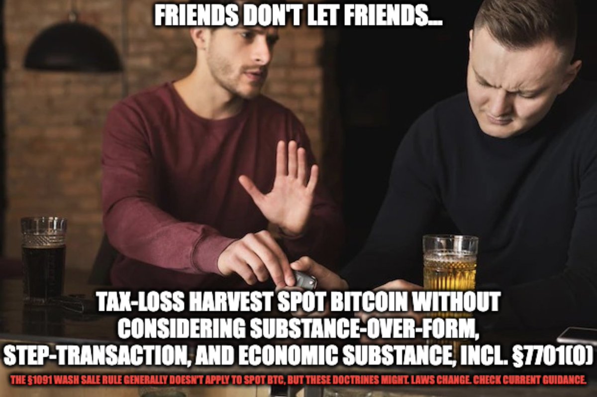 An enrolled agent recently mentioned a client who aggressively tax-loss  harvested spot Bitcoin a while back... The loss was >$500,000. The  repurchase following the harvest was fast. And now IRS is requesting