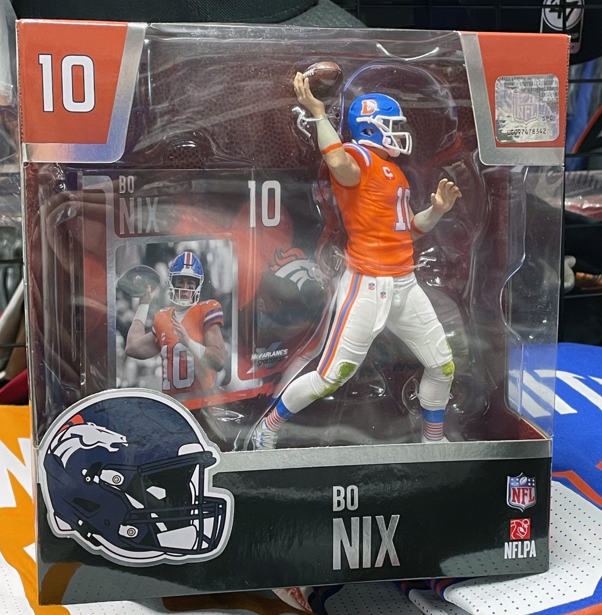 NFL マクファーレン フィギアの ボー・ニックス 少量入荷!現在.玄関