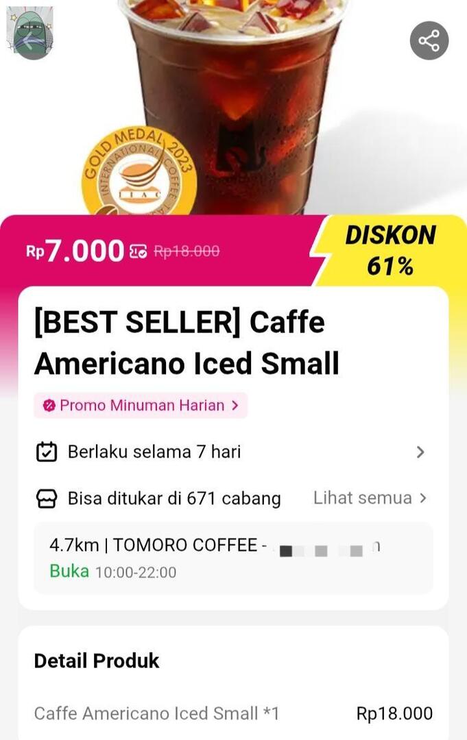 tanyarlfes's tweet image. 💚 guis info americano tomoro enak gaa