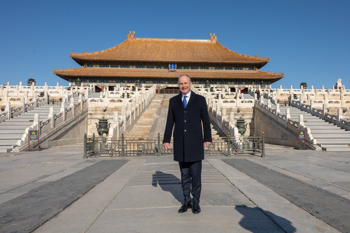 MichealMartinTD's tweet image. A distinct privilege to visit the Forbidden City in Beijing. It offers a unique window into centuries of Chinese history and culture.