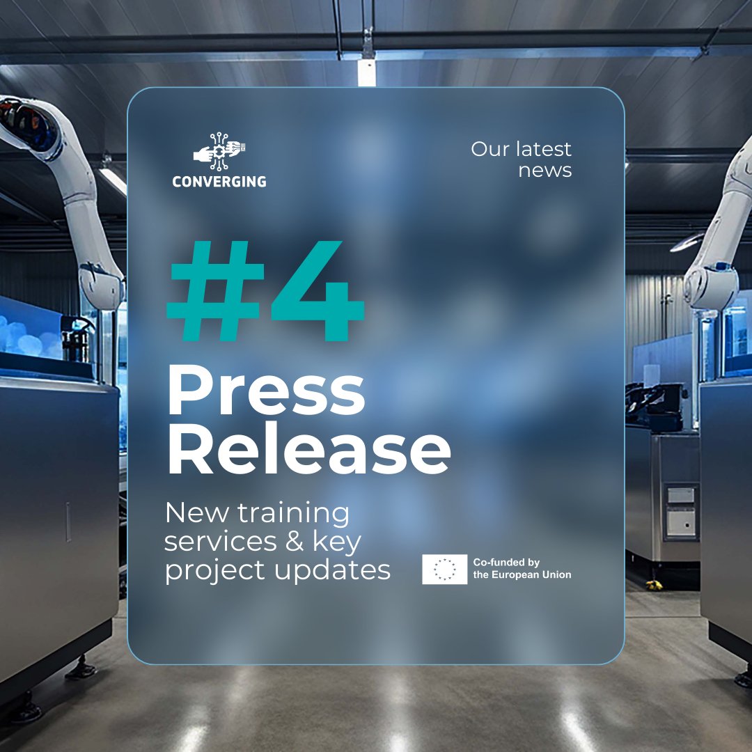 ConvergingEu's tweet image. New year, new chapter

To kick off the year, we’re revisiting our 4th Press Release!

A key milestone marking the success of #CONVERGING’s 2nd Review Meeting.

Progress ✔️
Validation ✔️
Momentum ✔️

converging-project.eu/press-releases🚀

#HorizonEU