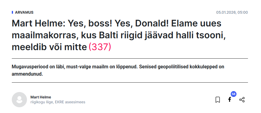 Helme väidab, et Venemaa ja teda toetav Hiina on arvestatava määra USA riigivõlapaberite hoidjad. 

Tõde: Venemaal on ca 100 miljoni dollari jagu, Hiinal 690 miljardit USA võlga. See on kokku ca 2%.

Tipphetkel Hiinal 1,32 triljonit (2013) ning Venemaal 176 miljardit (2010).