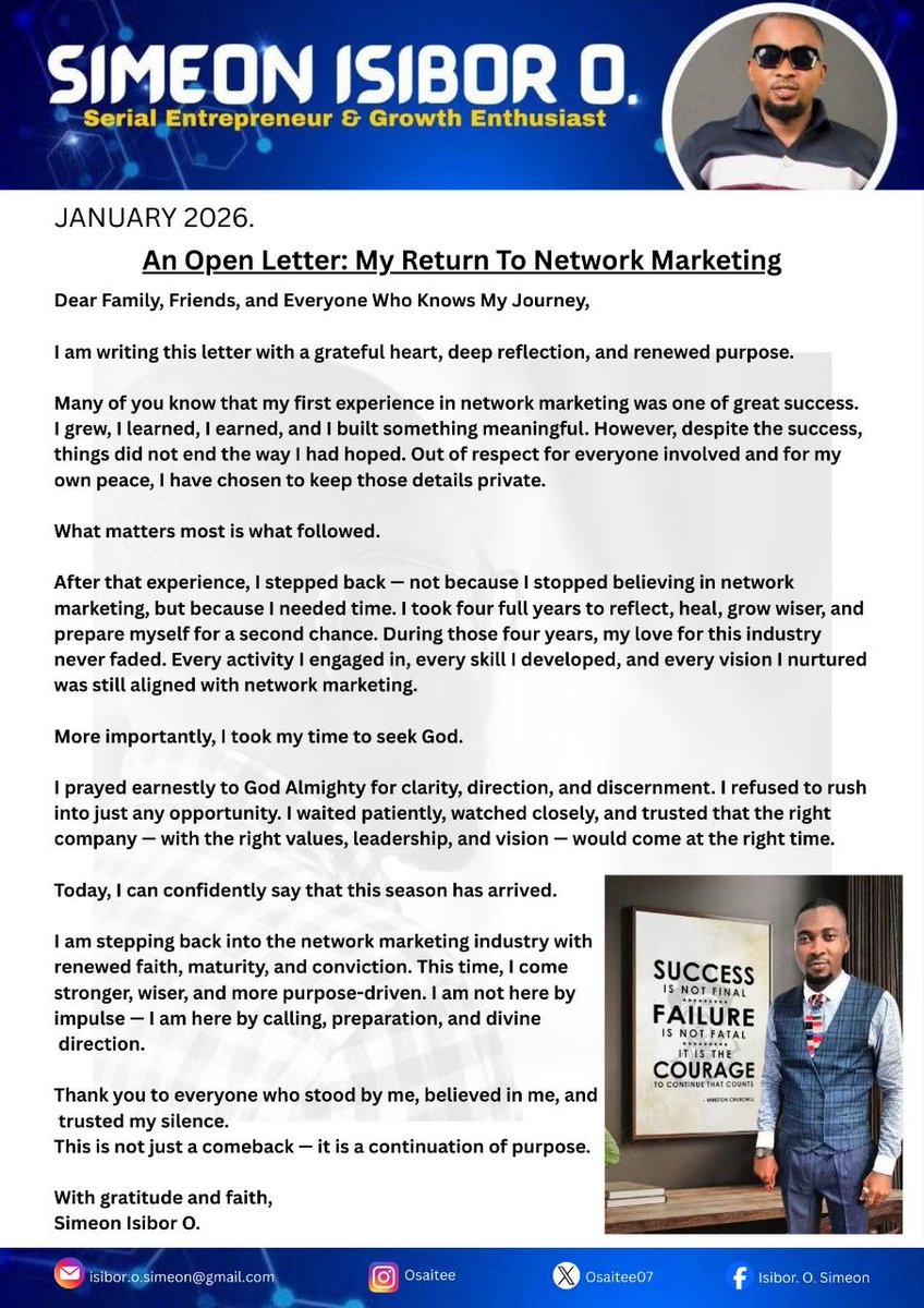 osaitee07's tweet photo. My Silence For Four Years Was Intentional.
Faith Taught Me Patience - Patience Brought Clarity.
TO GOD BE THE GLORY 🙏🏾 https://t.co/4MKXNPpCOg