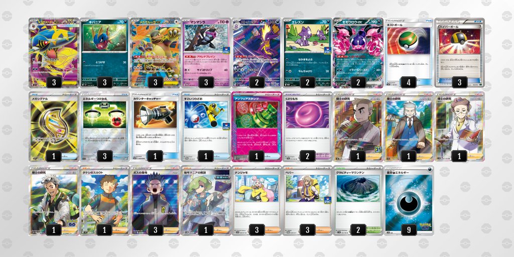 🔥大会注目デッキ 📅シティリーグ：01/04(日) 🔹メガサメハダー