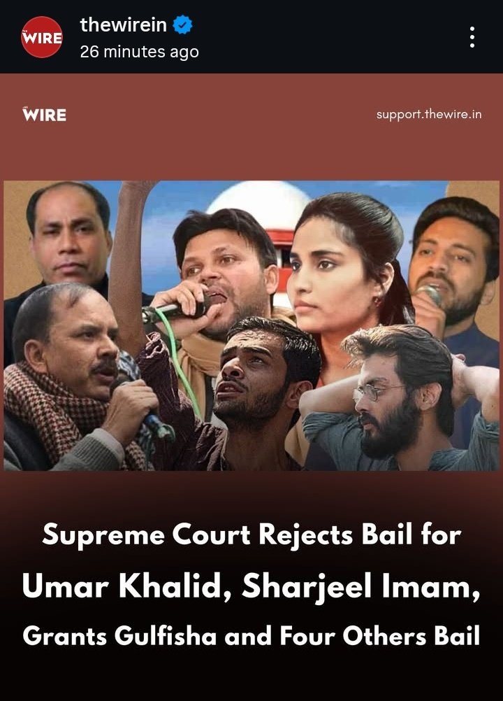Five years in jail without trial is not justice. Bail is a right, not a favour. If there is a prima facie case, prove it in court—don’t punish people before conviction. Jail cannot become the trial. Justice delayed is justice denied. #UmarKhalid #Venezuela