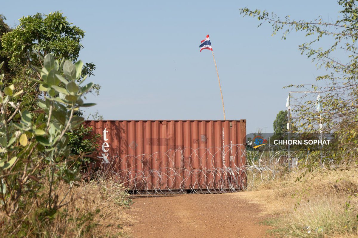 🚨 **Urgent Situation in Banteay Meanchey** 🚨

Over 1,000 families from Prey Chan and Chouk Chey villages are currently displaced from their homes due to containers and barbed wires set up by the Thai military. This alarming situation is preventing families from accessing their