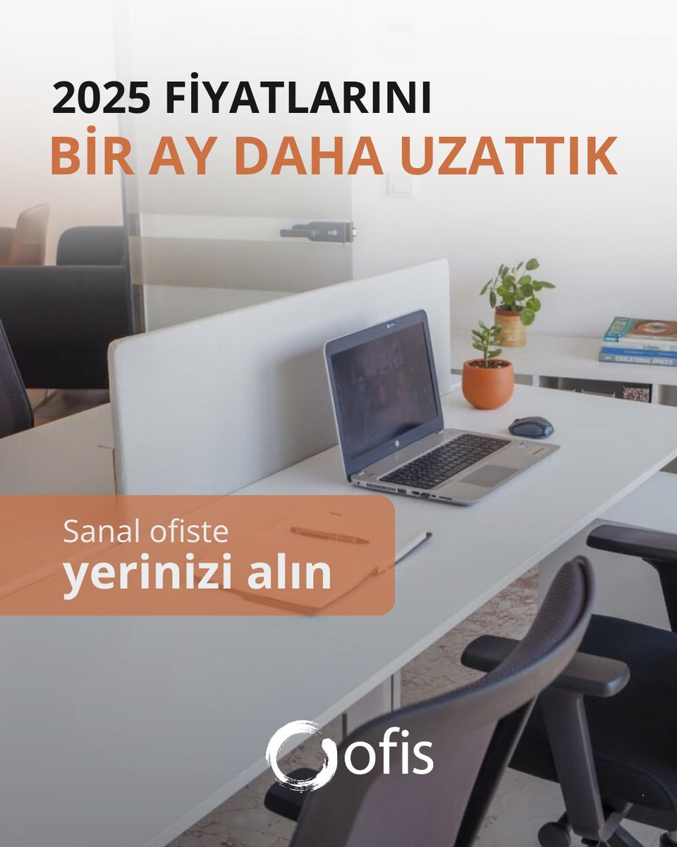 #SanalOfis'te kampanya fırsatını kaçırmayın. Prestijli adres, resmi süreçlerde kolaylık ve profesyonel imaj için #OOfis yanınızda! 
Detaylar ve rezervasyon için hemen bize ulaşın!
📞 0850 309 75 01
🌐 oofis.com.tr

#oseninofisin #hazırofis #sanalofis #toplantıodası