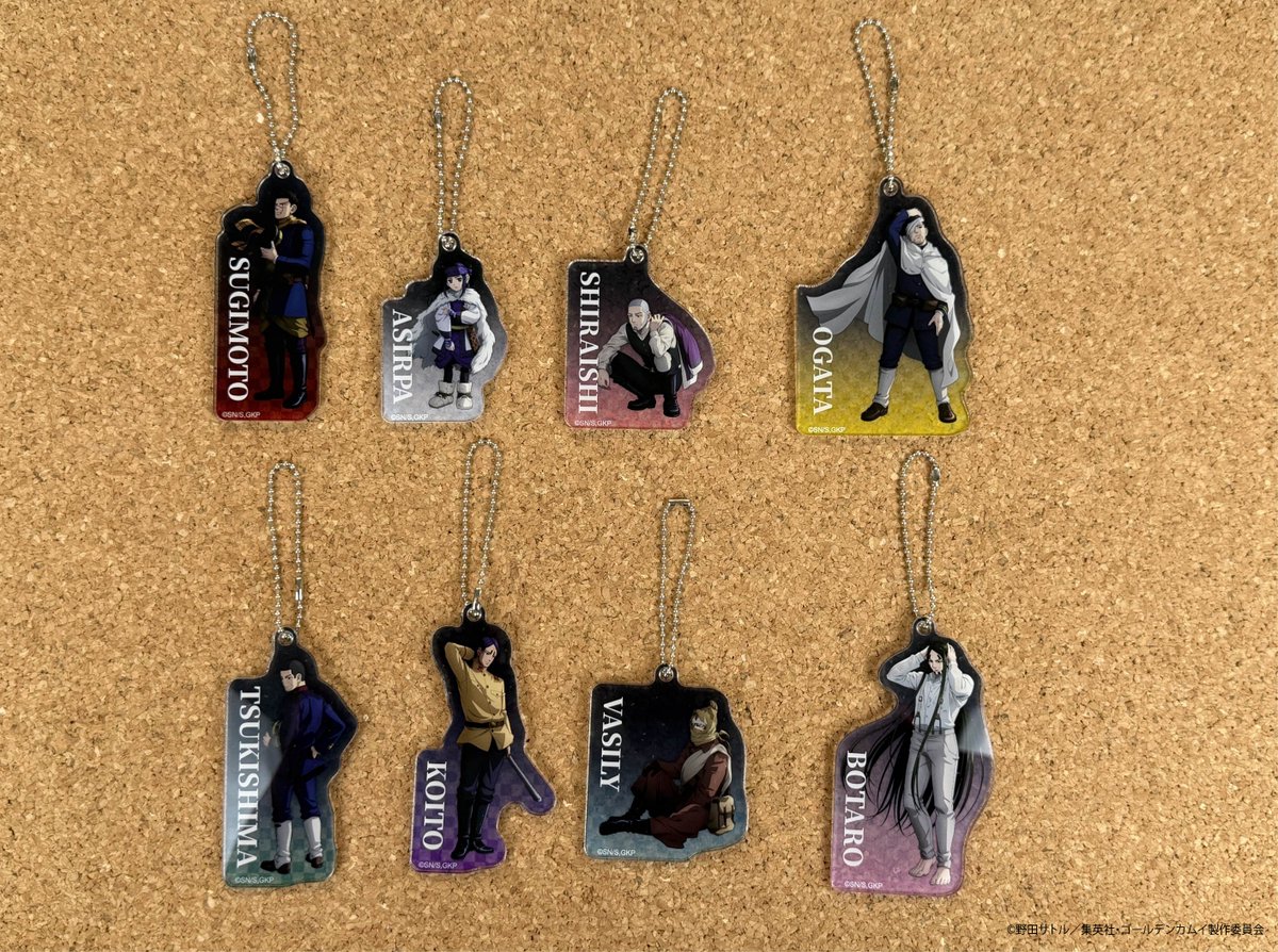 POP UP STORE #ゴールデンカムイPLAZA 【アイテム紹介】 アクリル