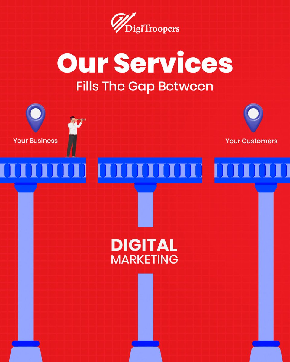 Digitroopers1's tweet photo. We bridge the distance between your business and your customers https://t.co/VORmEc05F6